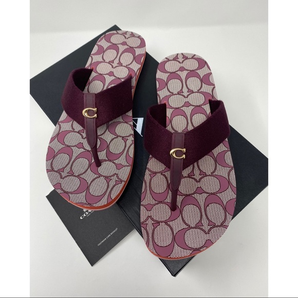 Coach Shoes Coach Zoe bed Flipflop Sandals Hot Item Poshmark